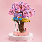 Cherry Blossom Secret Realm Treehouse Building Block Set