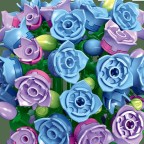 Tumbleweed building block bouquet set