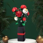 Romantic Flower Language Rose Building Block Set