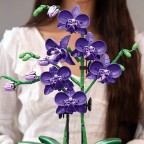 Purple Charming Orchid Ceramic Building Blocks