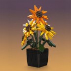 Sunflower building block flower bouquet