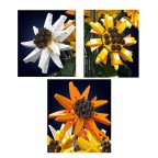 Sunflower building block flower bouquet