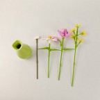 Artificial flower bouquet building blocks