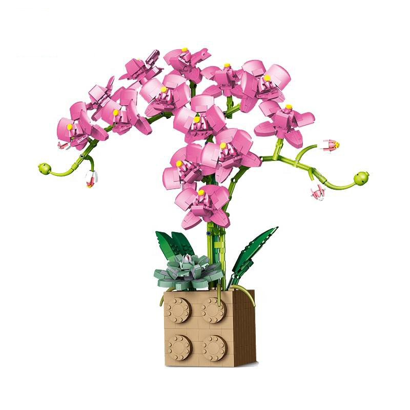 Urban Romantic Home Orchid Building Blocks
