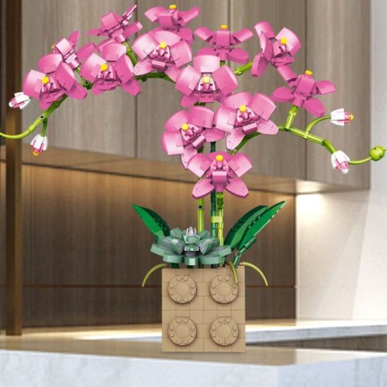 Urban Romantic Home Orchid Building Blocks