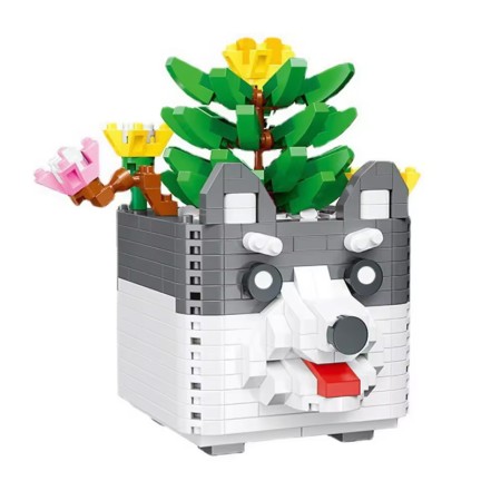 Succulent Cactus Diamond Building Blocks