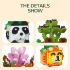 Succulent Cactus Diamond Building Blocks