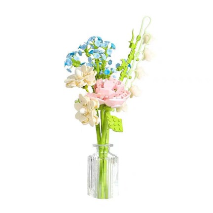 Floral design creative craft building blocks