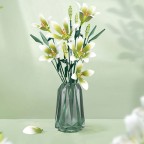 Pure White Lily Eternal Flower Bouquet Building Blocks