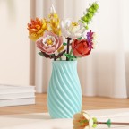 Elegant retro-style building block toys