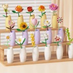 Elegant retro-style building block toys