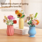 Elegant retro-style building block toys