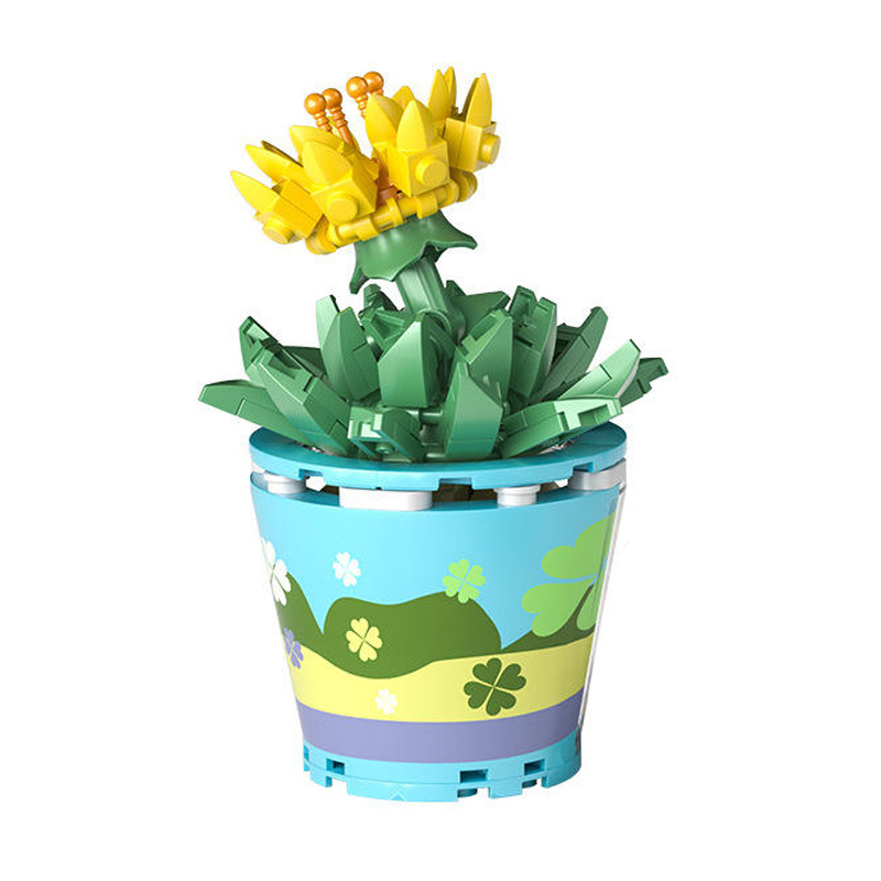 Green Landscape Bonsai Building Block Model Set