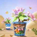 Green Landscape Bonsai Building Block Model Set