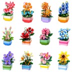 Sunny Sunflower Bouquet Building Blocks