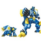 Transforming Mecha Warrior Building Block Model