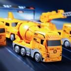 Magnetic transformation engineering robot building blocks