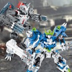 Mecha assembly robot building block set