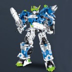 Mecha assembly robot building block set