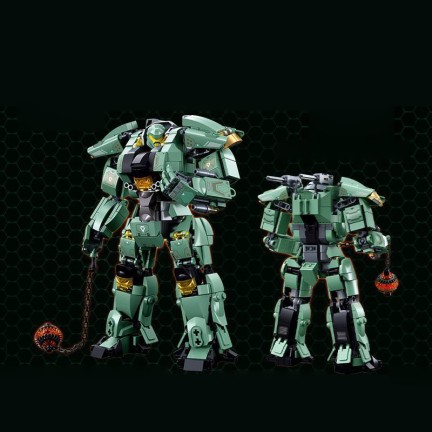 Warrior Mech Building Block Set