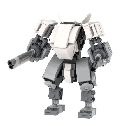 Anime mecha collectible building blocks