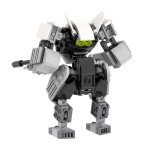 Anime mecha collectible building blocks
