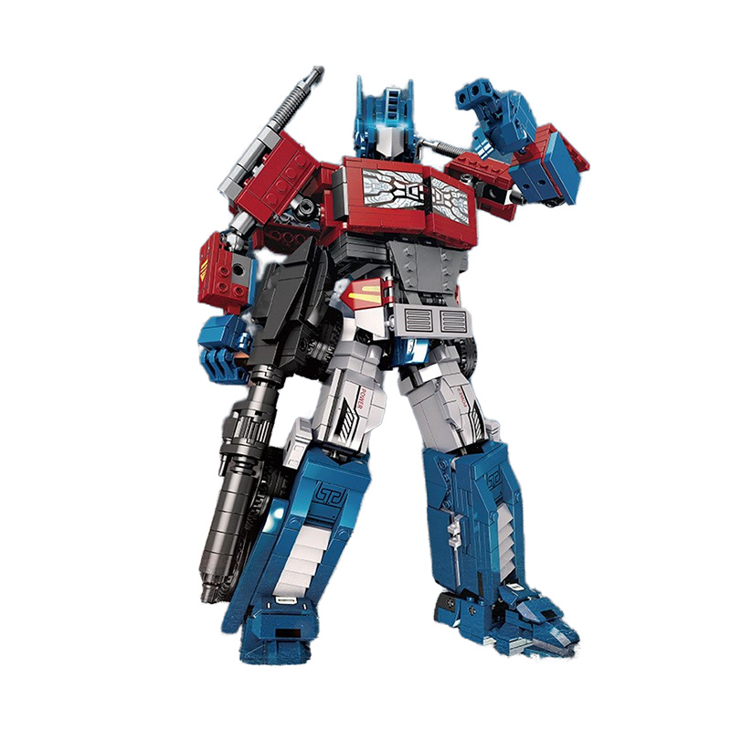 High-difficulty 2-in-1 transforming robot building blocks