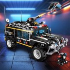 Special forces armored vehicle transforming robot building blocks