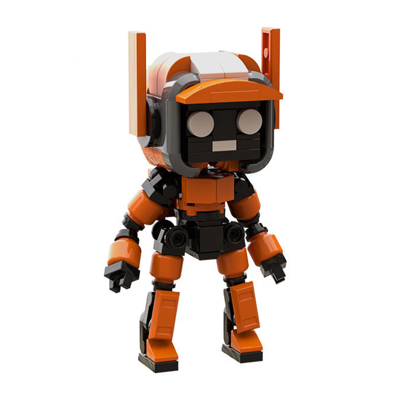 Small particle robot building block set