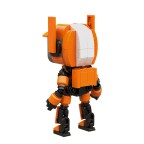 Small particle robot building block set