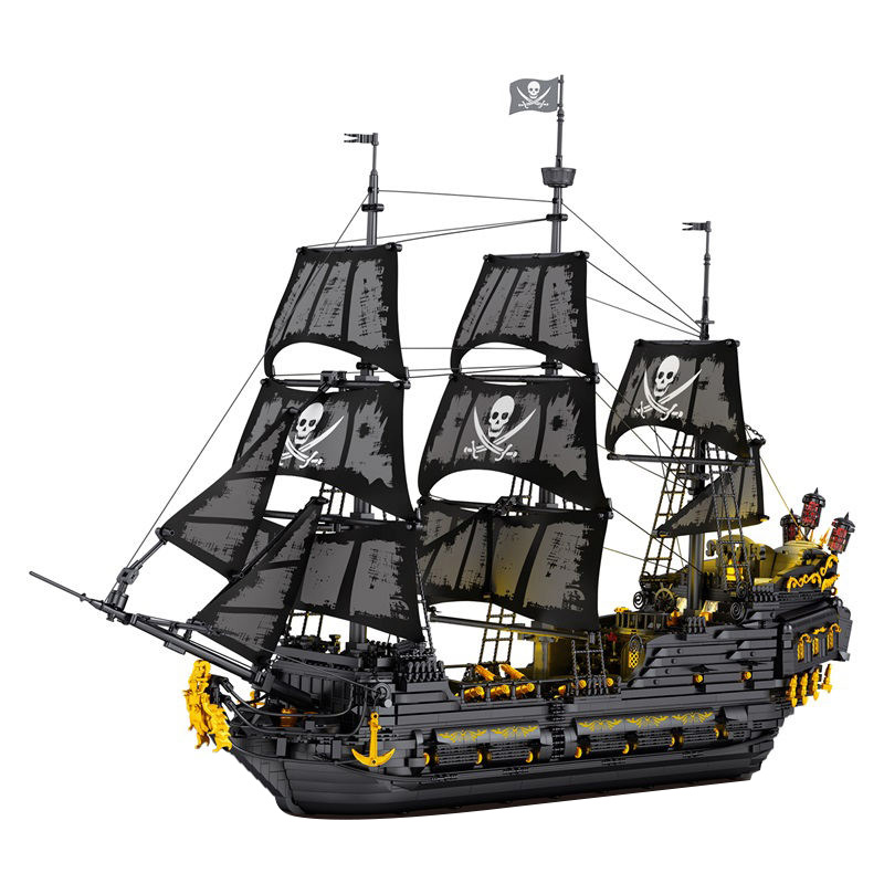 Black Pearl large sailing ship building blocks