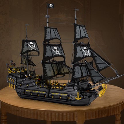 Black Pearl large sailing ship building blocks