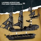 Black Pearl large sailing ship building blocks