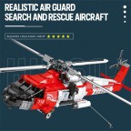Large-scale elite helicopter building blocks