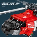 Large-scale elite helicopter building blocks
