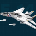 Fighter jet military building blocks