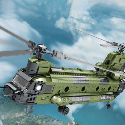 Heavy-duty transport helicopter building blocks