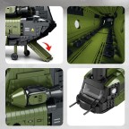 Heavy-duty transport helicopter building blocks