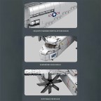 Airborne early warning helicopter building block set