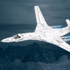 Pioneer Warhawk military aircraft building blocks