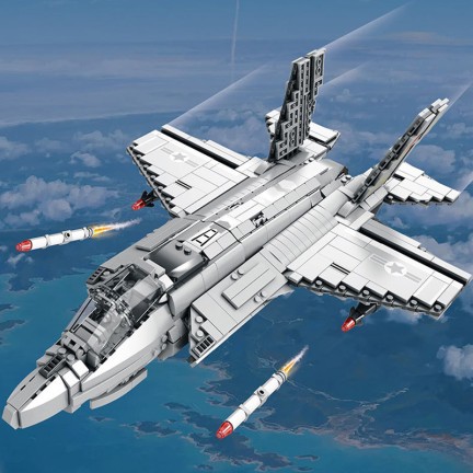 Stealth Fighter Jet Building Blocks