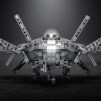 Micro particle fighter jet building blocks