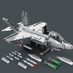 New Generation Military Eagle Fighter Jet Building Blocks