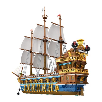 Royal Flagship Sailing Ship Large Building Blocks