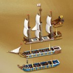 Royal Flagship Sailing Ship Large Building Blocks