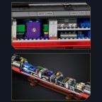 Battleship-themed cargo transport equipment large building blocks