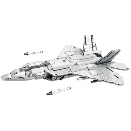 Micro-particle jet fighter building blocks