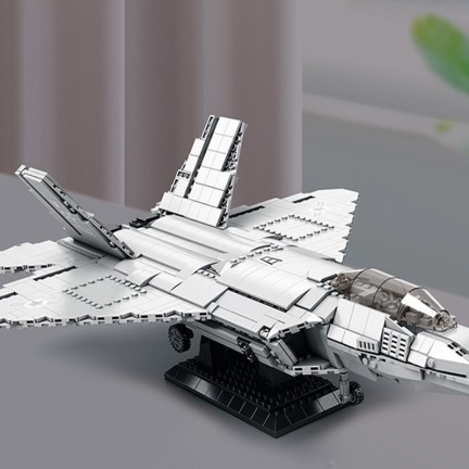 Micro-particle jet fighter building blocks