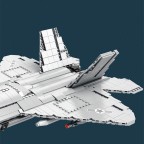 Micro-particle jet fighter building blocks