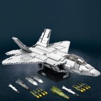 Micro-particle jet fighter building blocks
